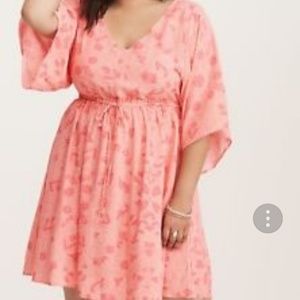 Torrid kimono baby doll dress